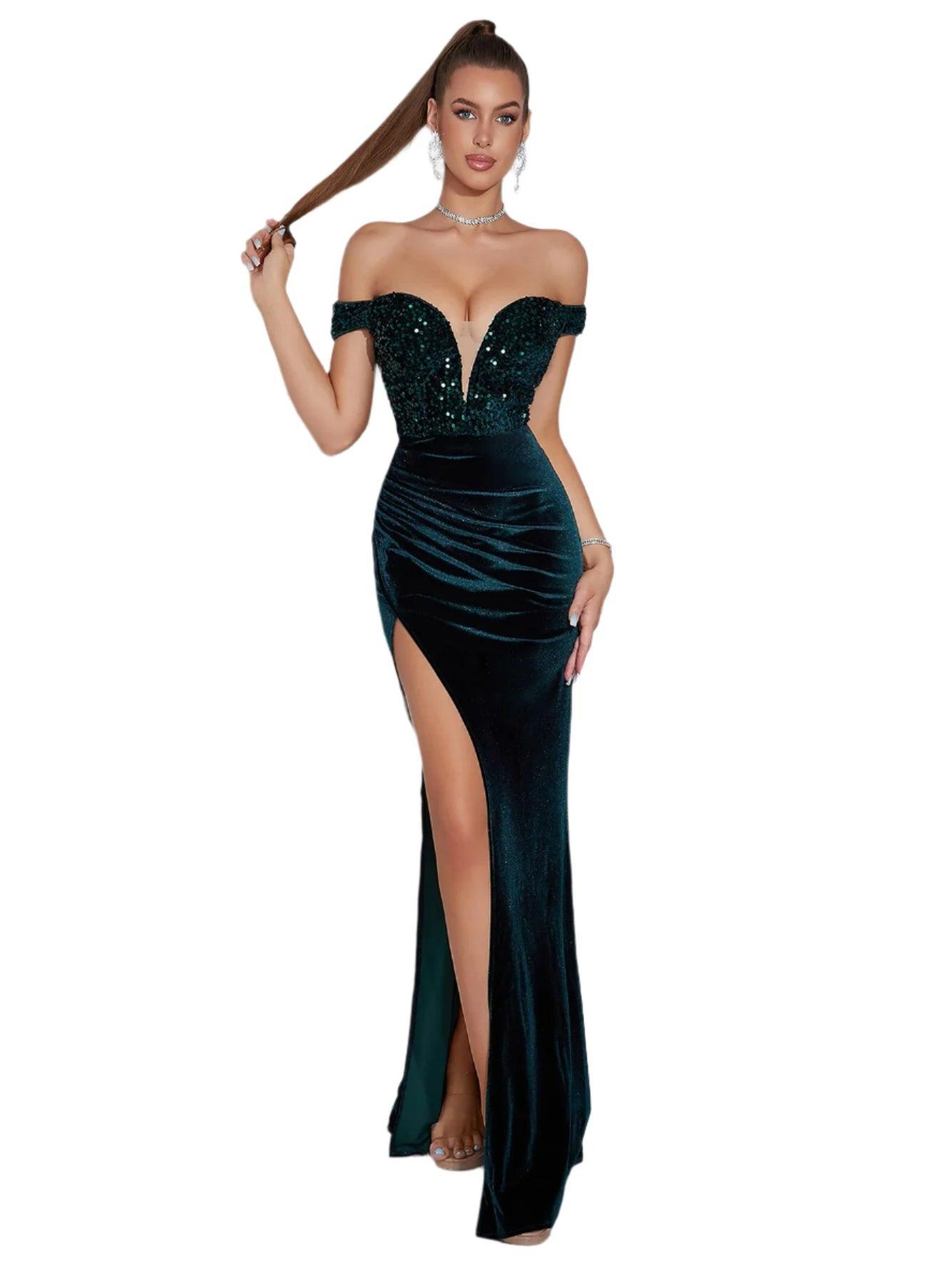 Adyce Evening Maxi Long Dress - SOJ STORE