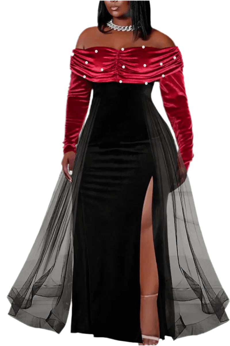 Dress Off The Shoulder - SOJ STORE