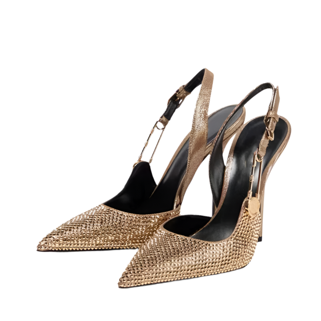 Luxury Rhinestones Sequined Buckle Women - SOJ STORE