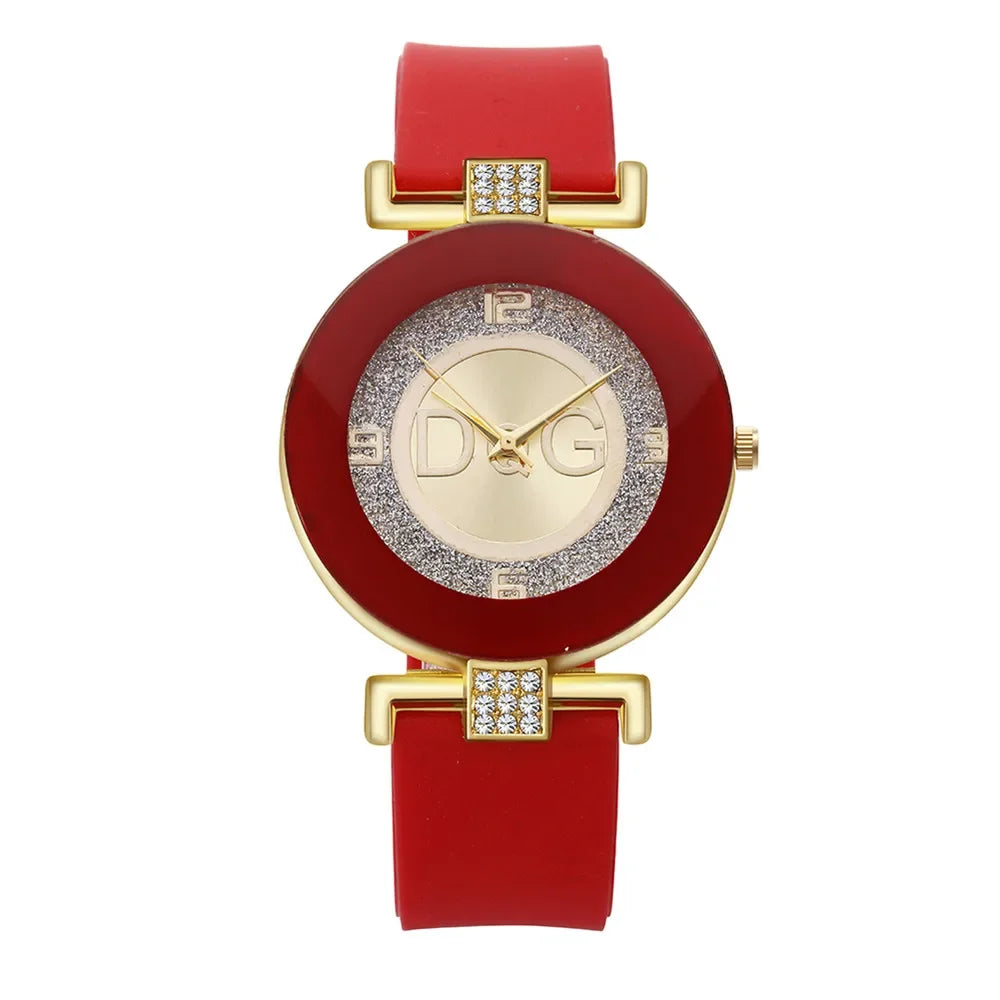 Watch For women Ladies Fashion Casual Silicone Band - SOJ STORE