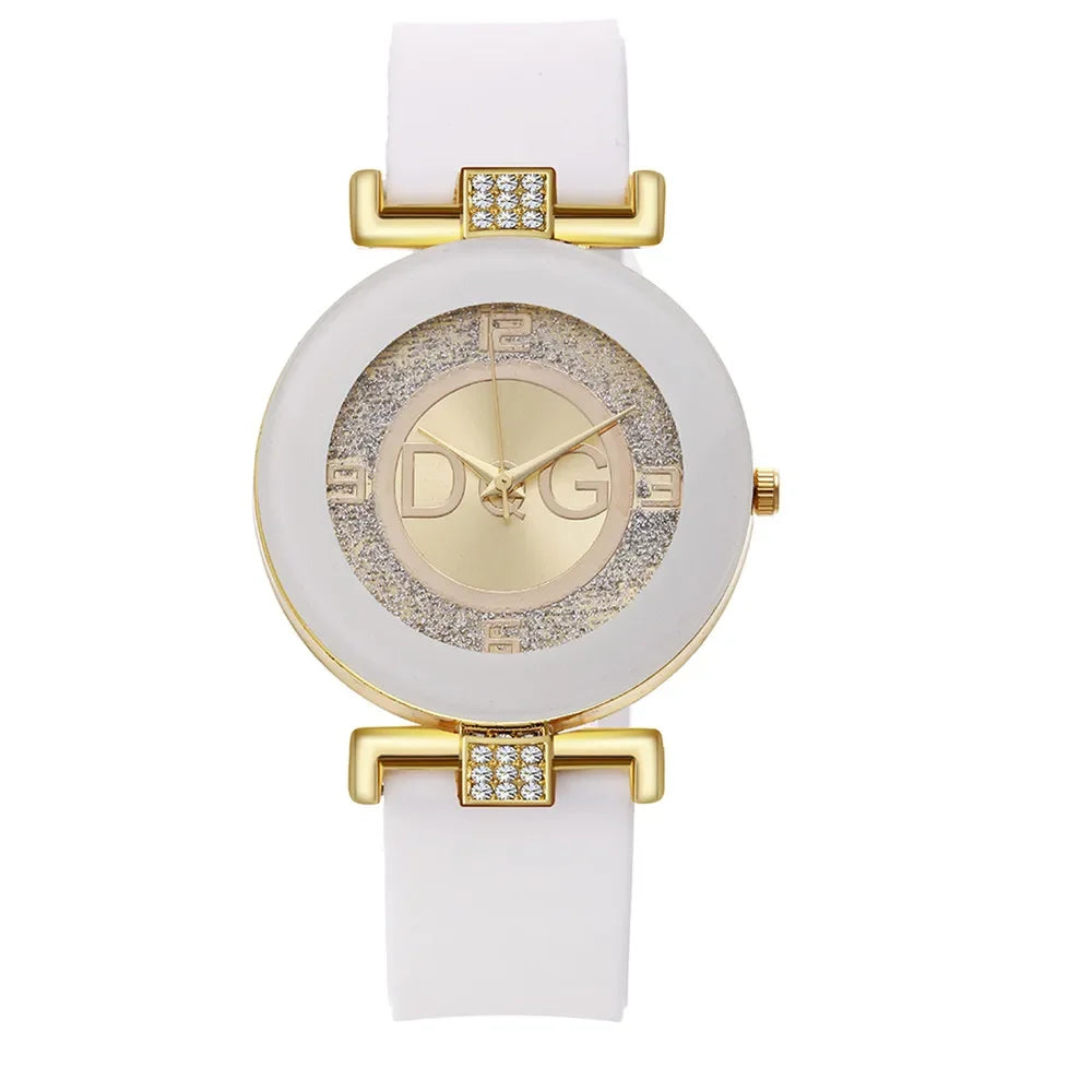 Watch For women Ladies Fashion Casual Silicone Band - SOJ STORE