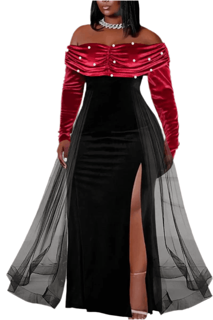 Dress Off The Shoulder - SOJ STORE