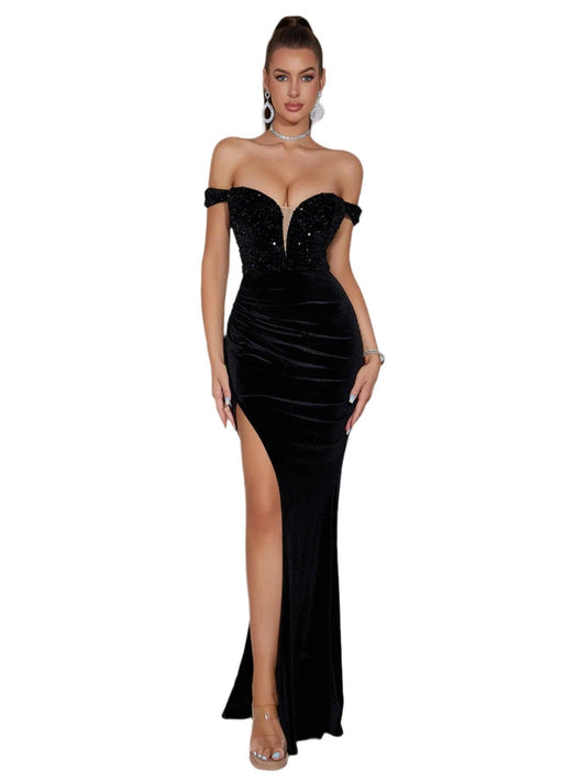Adyce Evening Maxi Long Dress - SOJ STORE