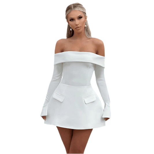 Backless Robes Sexy Dress Bodycon - SOJ STORE