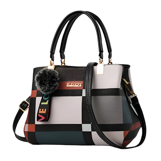 Handbags Women Bags Messenger PU Leather Crossbody Bags Hairball tassen Girls Shoulder Bag Top-hand Tote Bag - SOJ STORE