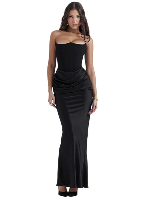 Sexy Fashion Bandeau Backless Party Evening Dresses For Women - SOJ STORE