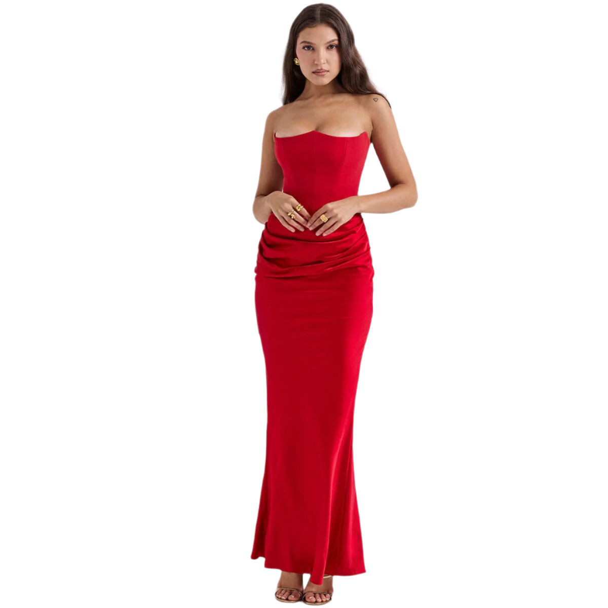 Sexy Fashion Bandeau Backless Party Evening Dresses For Women - SOJ STORE